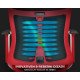 GENESIS ASTAT 700 gaming / pisarniški stol, ergonomski, tehnologija PureFlowPLUS™, konstrukcija ExoBase™, kolesa CareGlide™, nastavljiva višina / naklon, črn-rdeč GENESIS ASTAT 700 gaming / pisarniški stol, ergonomski, tehnologija PureFlowPLUS™, konstrukcija ExoBase™, kolesa CareGlide™, nastavljiva višina / naklon, črn-rdeč