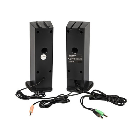 BLOW računalniški zvočniki soundbar MS-28, 2v1, 2.0 Stereo, USB, Bluetooth, RGB LED osvetlitev, črni BLOW računalniški zvočniki soundbar MS-28, 2v1, 2.0 Stereo, USB, Bluetooth, RGB LED osvetlitev, črni