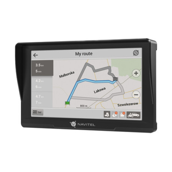 GPS navigacija NAVITEL E777 TRUCK, 7" zaslon, za tovorna vozila, baterija, 3D prikaz, informacije o vožnji, karte za celotno Evropo