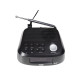 TREVI RC 80D4 Radio alarm ura + DAB/DAB+/FM Radio, USB polnilec, črna