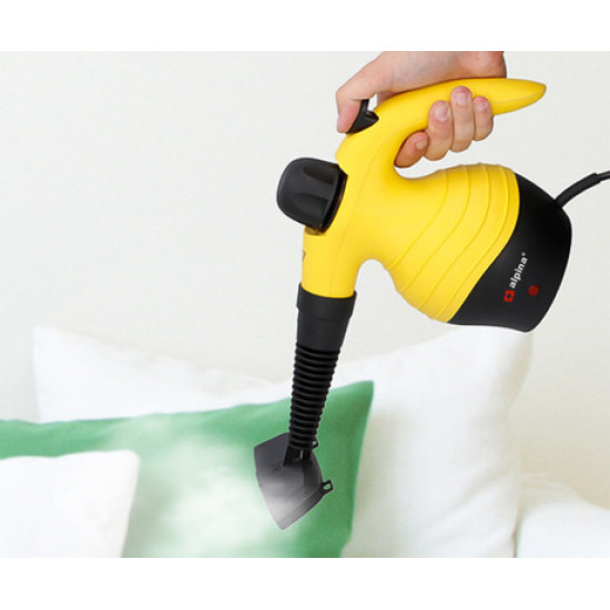 ALPINA parni čistilec, moč 1050W, odstrani do 99% bakterij, do 3,5 bar, več nastavkov ALPINA parni čistilec, moč 1050W, odstrani do 99% bakterij, do 3,5 bar, več nastavkov