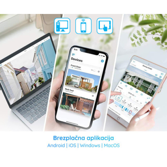 Snemalna enota Reolink RLN36, priklop do 36 kamer, 3x max. 16TB HDD disk, razširljiv spomin do 48TB, neprekinjeno snemanje, alarm, črna