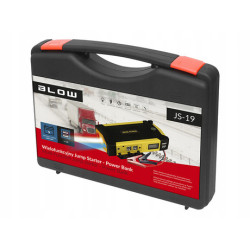 BLOW JS-19 zagonska baterija / jump starter, 16800mAh, powerbank, zaščita, varnostni dodatki, LED, 4x USB, kovček BLOW JS-19 zagonska baterija / jump starter, 16800mAh, powerbank, zaščita, varnostni dodatki, LED, 4x USB, kovček
