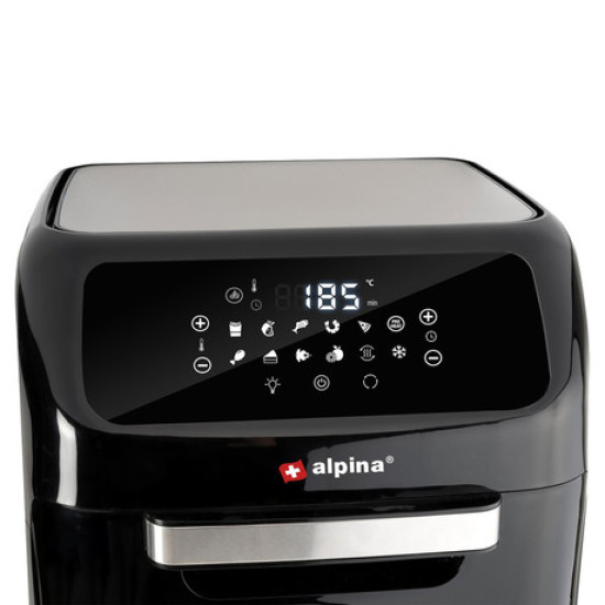 ALPINA Cvrtnik/Friteza - cvrtje in pečenje brez olja, 80% manj maščob, 12L, moč 1800W, digital ALPINA Cvrtnik/Friteza - cvrtje in pečenje brez olja, 80% manj maščob, 12L, moč 1800W, digital