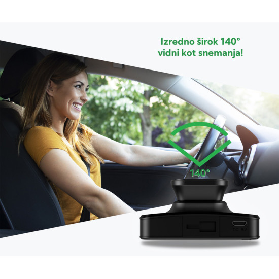 Avto kamera NAVITEL AR200 PRO, Full HD, 2" zaslon, Night Vision, 140° snemalni kot, G-senzor, aplikacija