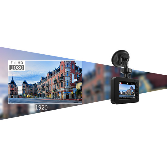 Avto kamera NAVITEL, AR250 NV, Full HD 1920x1080 (30frs), 2'' zaslon, Night Vision, MicroSD, G-SENZOR