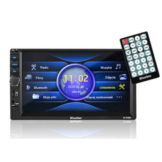 Avtoradio BLOW BLUETEC BC9000 78-288  MP5 / 2DIN / 7" barvni  zaslon na dotik, Bluetooth, USB, SD, Aux-in, ISO konektor