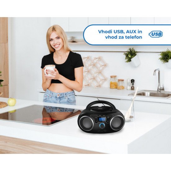 MANTA BBX006 Radio CD, MP3, USB, FM RADIO + Bluetooth 5.0 MANTA BBX006 Radio CD, MP3, USB, FM RADIO + Bluetooth 5.0