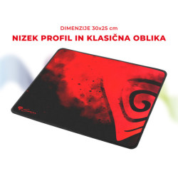 GENESIS Gaming podloga CARBON 500 M HAZE, vodoodporna, zaščiteni robovi, 300X250mm GENESIS Gaming podloga CARBON 500 M HAZE, vodoodporna, zaščiteni robovi, 300X250mm