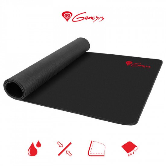 GENESIS vrhunska Gaming podloga CARBON 500 MAXI LOGO, vodoodporna, zaščiteni robovi, 900x450mm GENESIS vrhunska Gaming podloga CARBON 500 MAXI LOGO, vodoodporna, zaščiteni robovi, 900x450mm