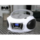 TREVI CMP 510, Boombox, CD/USB/Radio DAB/DAB+/FM, RDS, daljinec, bele barve