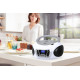 TREVI CMP 510, Boombox, CD/USB/Radio DAB/DAB+/FM, RDS, daljinec, bele barve