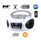 TREVI CMP 510, Boombox, CD/USB/Radio DAB/DAB+/FM, RDS, daljinec, bele barve