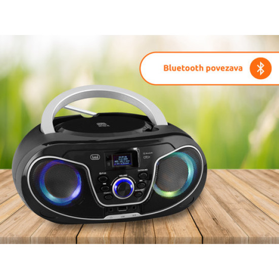 TREVI CMP 588, Boombox, CD/USB/Radio DAB/DAB+/FM, RDS, LED, daljinec, črn