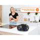 TREVI CMP 588, Boombox, CD/USB/Radio DAB/DAB+/FM, RDS, LED, daljinec, črn