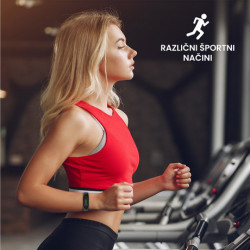 FOREVER pametna zapestnica FITBAND SB-50, Bluetooth 5.0, aplikacija, vodoodporna IP65, črna FOREVER pametna zapestnica FITBAND SB-50, Bluetooth 5.0, aplikacija, vodoodporna IP65, črna