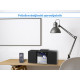 TREVI HCX 10D8, Glasbeni Hi-Fi sistem, FM Radio DAB/DAB+, BT/CD/MP3/USB/AUX-in, LCD zaslon