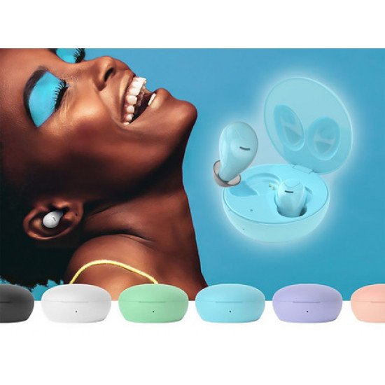 LEDWOOD LUNA brezžične slušalke, TWS, BT5.0, Voice, Touch, Brezžično polnjenje, modre LEDWOOD LUNA brezžične slušalke, TWS, BT5.0, Voice, Touch, Brezžično polnjenje, modre