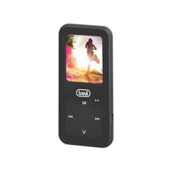 TREVI MP3/Video predvajalnik MPV1780, 1.8'' zaslon, Bluetooth, FM Radio, 8GB, Pedometer/Chronometer, vgrajena baterija, črn TREVI MP3/Video predvajalnik MPV1780, 1.8'' zaslon, Bluetooth, FM Radio, 8GB, Pedometer/Chronometer, vgrajena baterija, črn