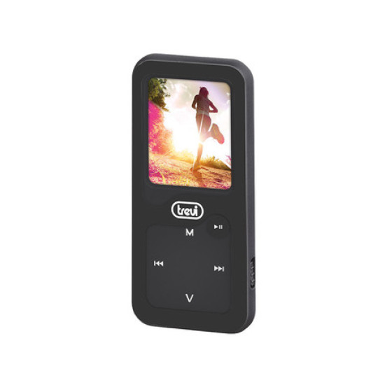 TREVI MP3/Video predvajalnik MPV1780, 1.8'' zaslon, Bluetooth, FM Radio, 8GB, Pedometer/Chronometer, vgrajena baterija, črn