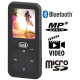TREVI MP3/Video predvajalnik MPV1780, 1.8'' zaslon, Bluetooth, FM Radio, 8GB, Pedometer/Chronometer, vgrajena baterija, črn