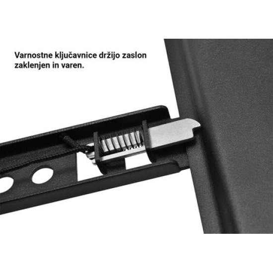Nosilec za TV OMEGA OUTV400SF, 23''-60'', Ultra Slim VESA400 10MM [44005] ALMA