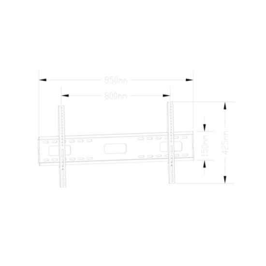 Nosilec za TV OMEGA OUTV85F, 42''-85'', fiksen, Vesa do 800x400, do 80kg