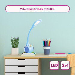 PLATINET PDL20 namizna LED + nočna svetilka, upravljanje na dotik, 3 stopnje osvetlitve, modra PLATINET PDL20 namizna LED + nočna svetilka, upravljanje na dotik, 3 stopnje osvetlitve, modra