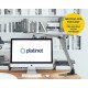 PLATINET PDL509 vrhunska namizna LED svetilka, delovanje na dotik, USB polnilec, nočna lučka, nastavljivo 2800-5700k, aluminij PLATINET PDL509 vrhunska namizna LED svetilka, delovanje na dotik, USB polnilec, nočna lučka, nastavljivo 2800-5700k, aluminij