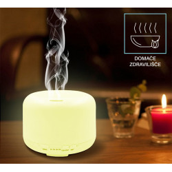 Platinet PDLAD12 vlažilec zraka in razpršilec eteričnih olj ULTRASONIC (Aromatherapy + home SPA) + LED ambientna osvetlitev v 6. barvah, bele barve Platinet PDLAD12 vlažilec zraka in razpršilec eteričnih olj ULTRASONIC (Aromatherapy + home SPA) + LED ambientna osvetlitev v 6. barvah, bele barve