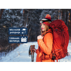 PLATINET naglavna LED svetilka PHL2882, 3W, IP20, vgrajena baterija, senzor PLATINET naglavna LED svetilka PHL2882, 3W, IP20, vgrajena baterija, senzor