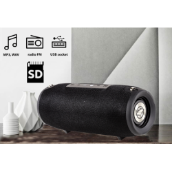 MANTA SPK15GO Bluetooth zvočnik + woofer, BT5.0/USB/MicroSD/Radio FM/AUX-in, 20W, IPX4, do 8 ur predvajanja, črn MANTA SPK15GO Bluetooth zvočnik + woofer, BT5.0/USB/MicroSD/Radio FM/AUX-in, 20W, IPX4, do 8 ur predvajanja, črn