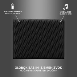 URBANISTA SYDNEY bluetooth zvočnik, TWS, IPX5, Midnight Black (črn) URBANISTA SYDNEY bluetooth zvočnik, TWS, IPX5, Midnight Black (črn)