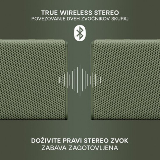 URBANISTA SYDNEY bluetooth zvočnik, TWS, IPX5, Olive Green (olivno zelen) URBANISTA SYDNEY bluetooth zvočnik, TWS, IPX5, Olive Green (olivno zelen)