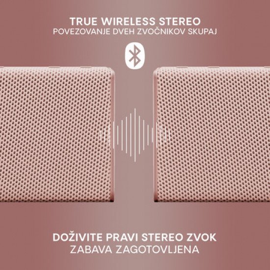 URBANISTA SYDNEY bluetooth zvočnik, TWS, IPX5, Rose Gold (roza) URBANISTA SYDNEY bluetooth zvočnik, TWS, IPX5, Rose Gold (roza)