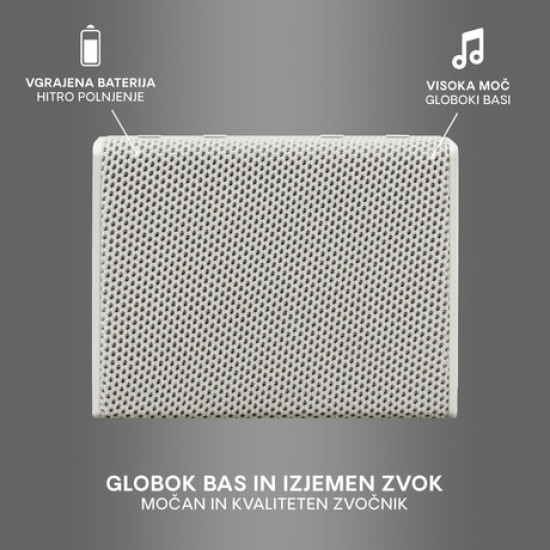 URBANISTA SYDNEY bluetooth zvočnik, TWS, IPX5, White Mist ( bel)