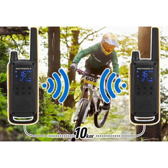Motorola PMR radijska postaja TLKR T82 Extreme Qaud Pack, do 10km 4KIT
