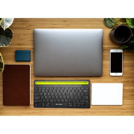 Univerzalna BLUETOOTH tipkovnica za tablične računalnike, pametne telefone ali PC, BLOW BK105, vgrajena baterija, do 10m Univerzalna BLUETOOTH tipkovnica za tablične računalnike, pametne telefone ali PC, BLOW BK105, vgrajena baterija, do 10m