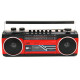 TREVI RR 501 BT Radijski kasetofon s tehnologijo Bluetooth, črno rdeč TREVI RR 501 BT Radijski kasetofon s tehnologijo Bluetooth, črno rdeč