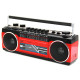 TREVI RR 501 BT Radijski kasetofon s tehnologijo Bluetooth, črno rdeč TREVI RR 501 BT Radijski kasetofon s tehnologijo Bluetooth, črno rdeč