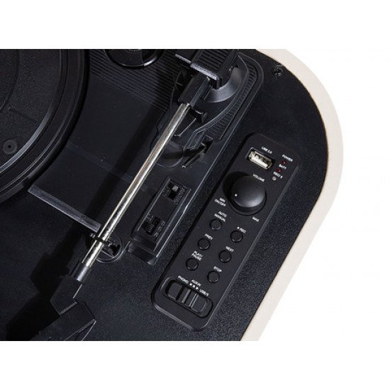 TREVI TT 1020 SALLY BT Prenosni gramofon s tehnologijo Bluetooth, USB, AUX-IN, RCA, bež (beige) TREVI TT 1020 SALLY BT Prenosni gramofon s tehnologijo Bluetooth, USB, AUX-IN, RCA, bež (beige)