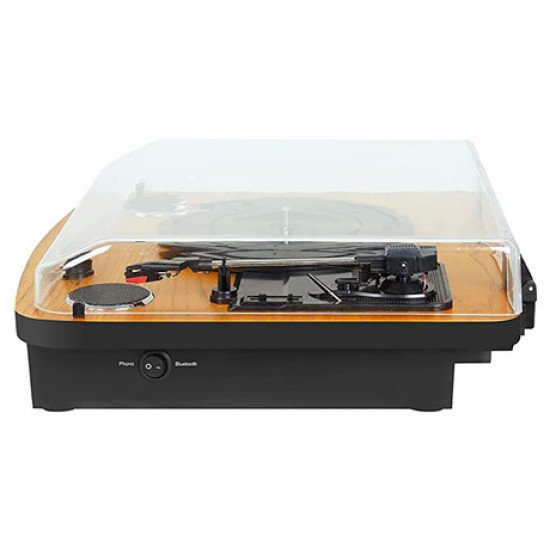 TREVI TT 1022 BT Prenosni gramofon s tehnologijo Bluetooth, STEREO zvočnika, AUX-IN, RCA, črno lesen TREVI TT 1022 BT Prenosni gramofon s tehnologijo Bluetooth, STEREO zvočnika, AUX-IN, RCA, črno lesen