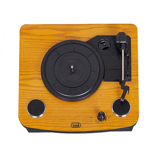 TREVI TT 1022 BT Prenosni gramofon s tehnologijo Bluetooth, STEREO zvočnika, AUX-IN, RCA, črno lesen TREVI TT 1022 BT Prenosni gramofon s tehnologijo Bluetooth, STEREO zvočnika, AUX-IN, RCA, črno lesen