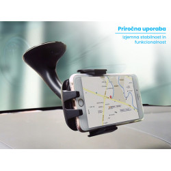 FOREVER WCH-100 Avtomobilski nosilec z brezžičnim polnilcem za pametni telefon FOREVER WCH-100 Avtomobilski nosilec z brezžičnim polnilcem za pametni telefon