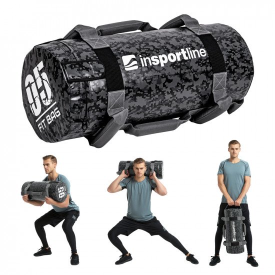 Vadbena torba z ročaji inSPORTline Fitbag Camu 5 kg Vadbena torba z ročaji inSPORTline Fitbag Camu 5 kg