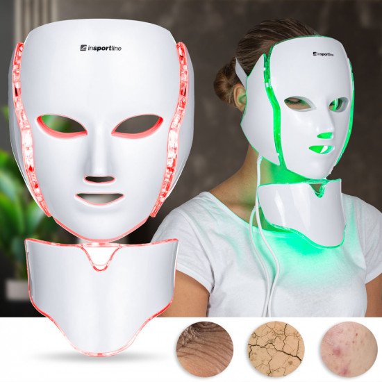 LED maska za obraz in vrat inSPORTline Hilmana LED maska za obraz in vrat inSPORTline Hilmana