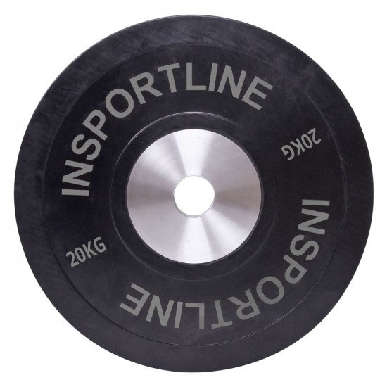 Gumirana utež inSPORTline Bumper Olympic 20 kg Gumirana utež inSPORTline Bumper Olympic 20 kg