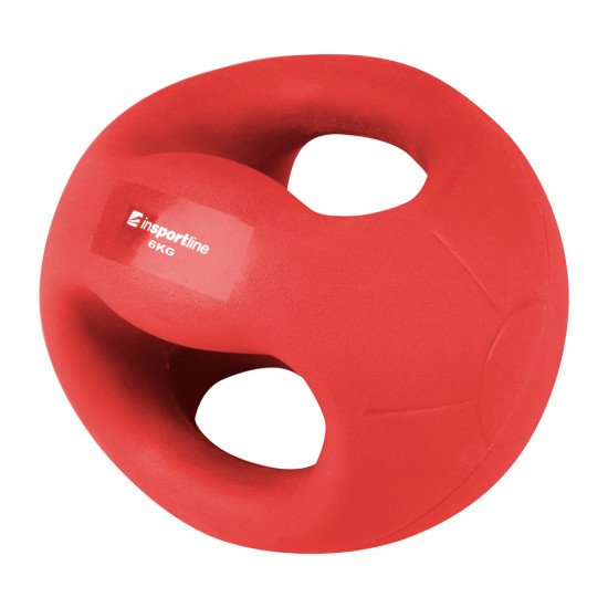 Medicinska žoga z ročaji inSPORTline Grab Me 6kg Medicinska žoga z ročaji inSPORTline Grab Me 6kg