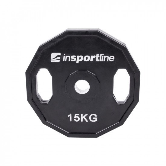 Gumirana utež inSPORTline Ruberton 15 kg Gumirana utež inSPORTline Ruberton 15 kg