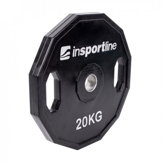 Gumirana olimpijska utež inSPORTline Ruberton 20 kg Gumirana olimpijska utež inSPORTline Ruberton 20 kg